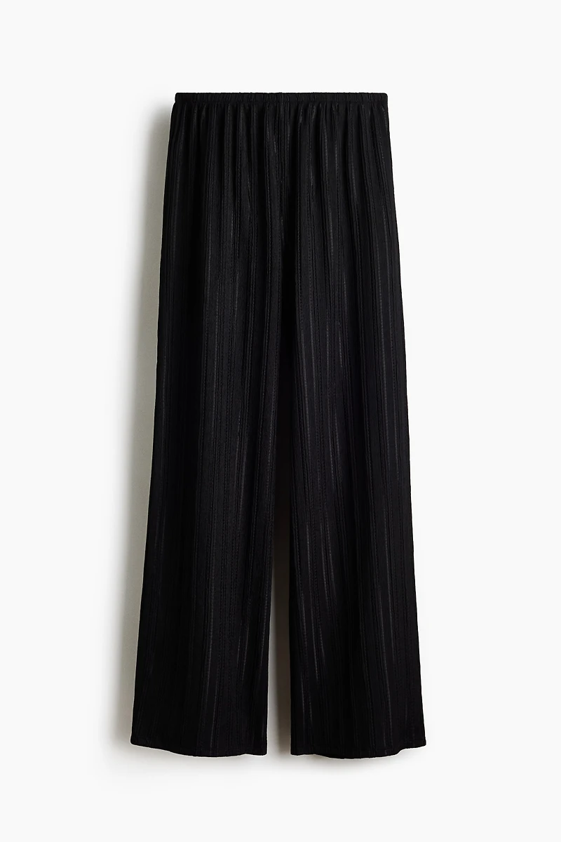 MAMA Pointelle-Knit Drawstring Pants