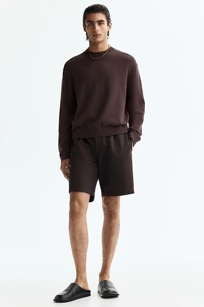 Relaxed-Fit Linen-Blend Shorts