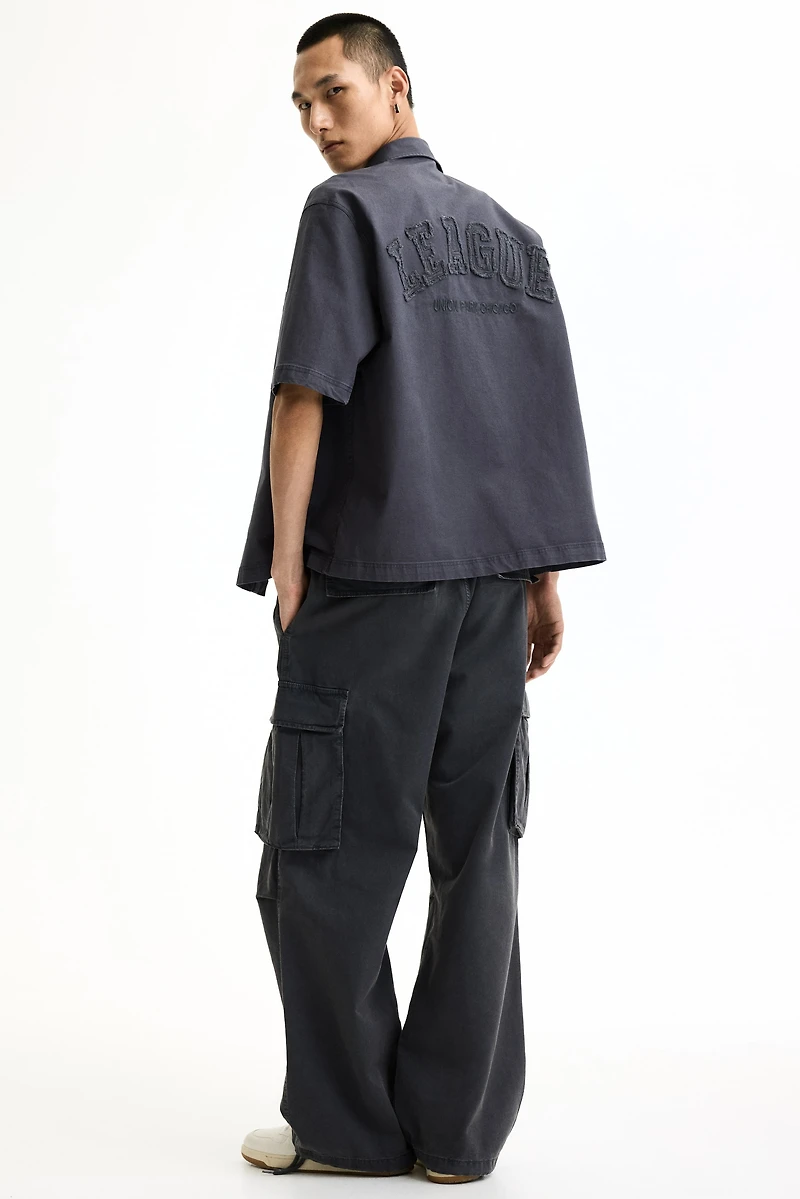 Pantalon cargo ample