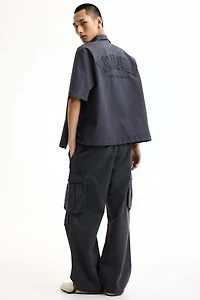 Pantalon cargo ample