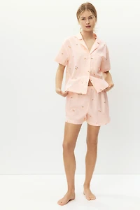 Pajama Shirt and Shorts
