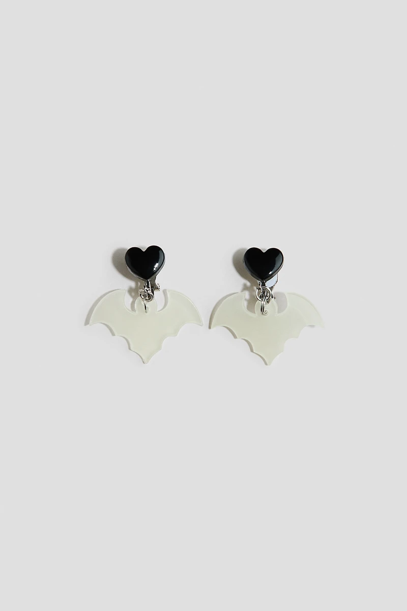 Pendant Clip Earrings