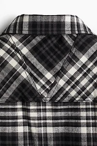 Surchemise ample en flanelle