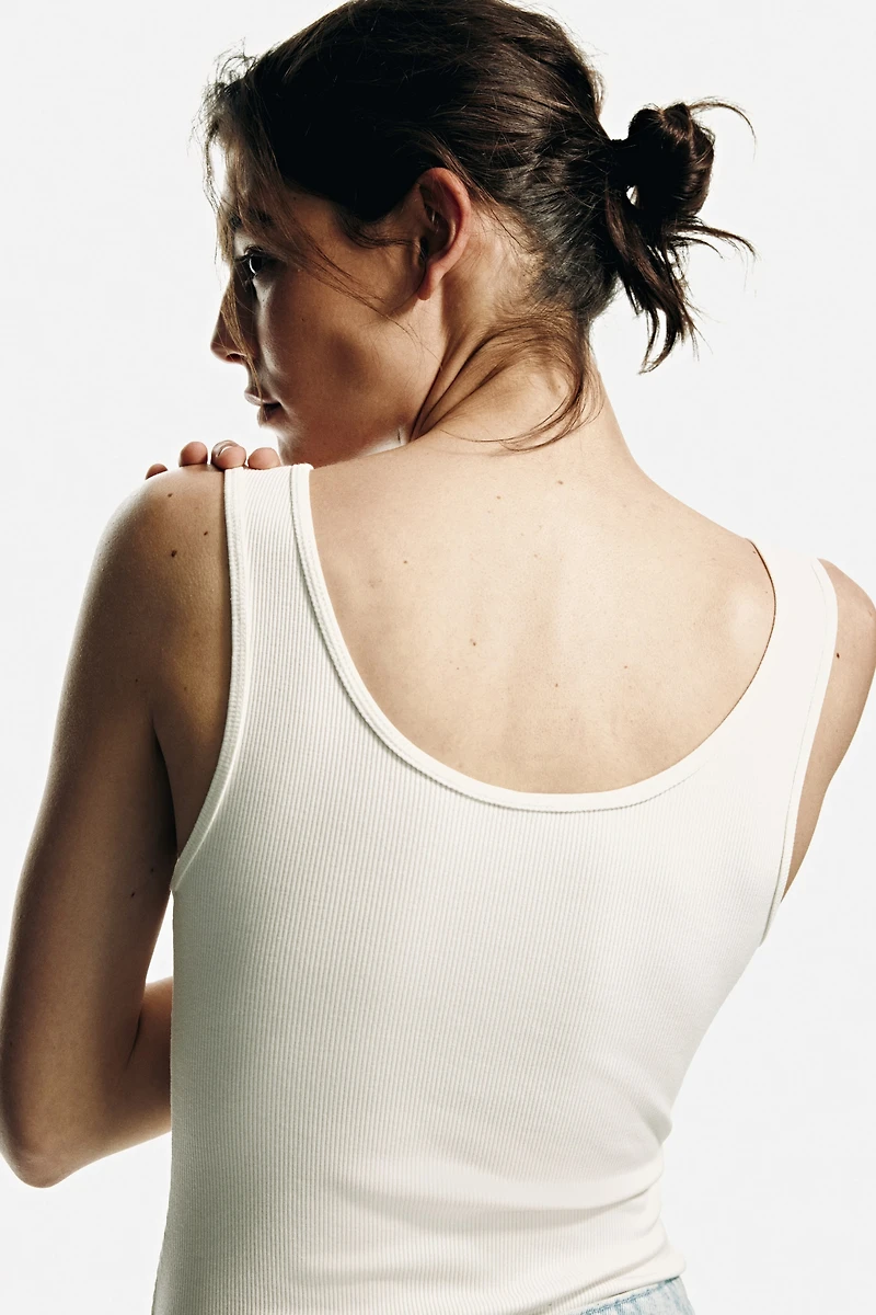 Ribbed Thong Bodysuit