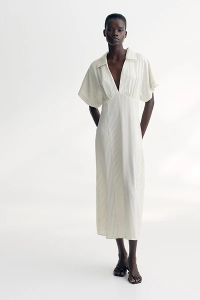 Twill Shirt Dress