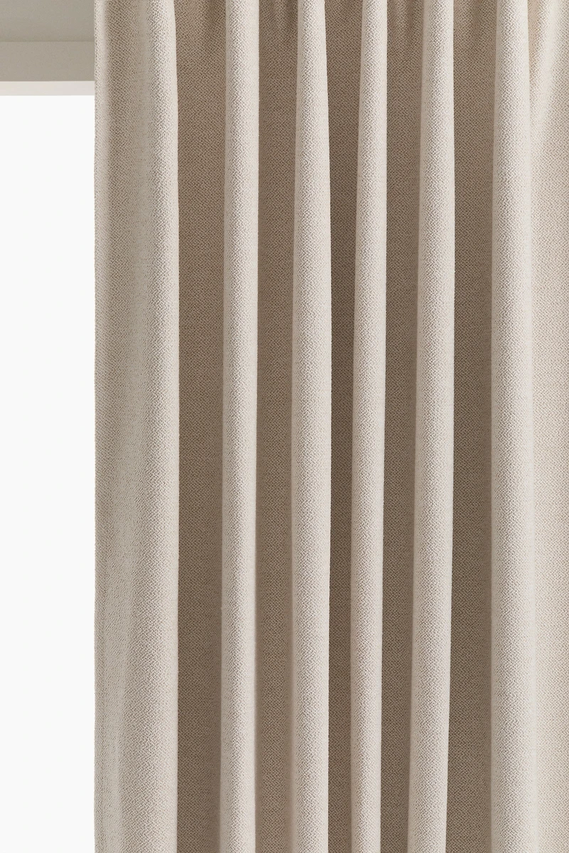 2-Pack Bouclé Blackout Curtain Panels