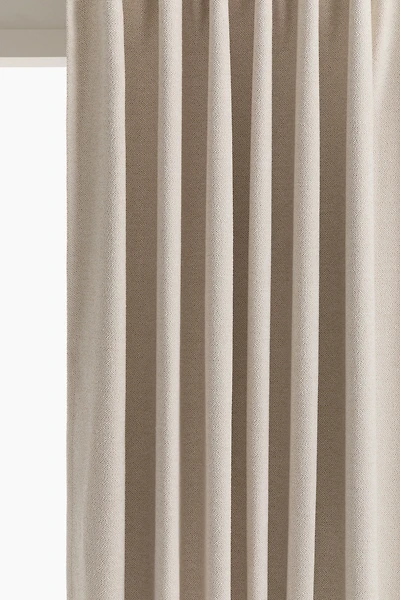 2-Pack Bouclé Blackout Curtain Panels