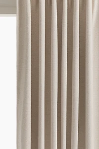2-Pack Bouclé Blackout Curtain Panels