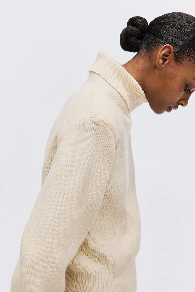 Shoulder-Pad Sweater
