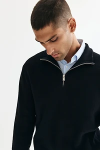 Regular Fit Half-Zip Sweater