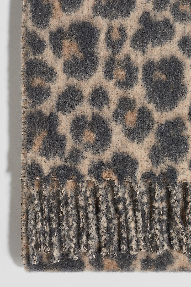 Écharpe à la finition brossée