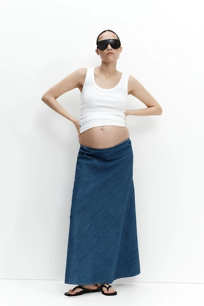 MAMA Satin Slip Skirt