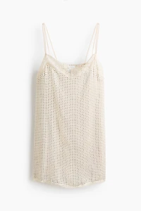 Lace-Trimmed Satin Nightgown