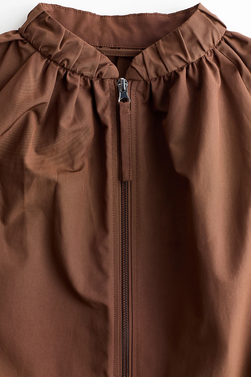 Gathered Bomber Jacket