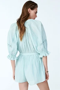 Crinkled Romper