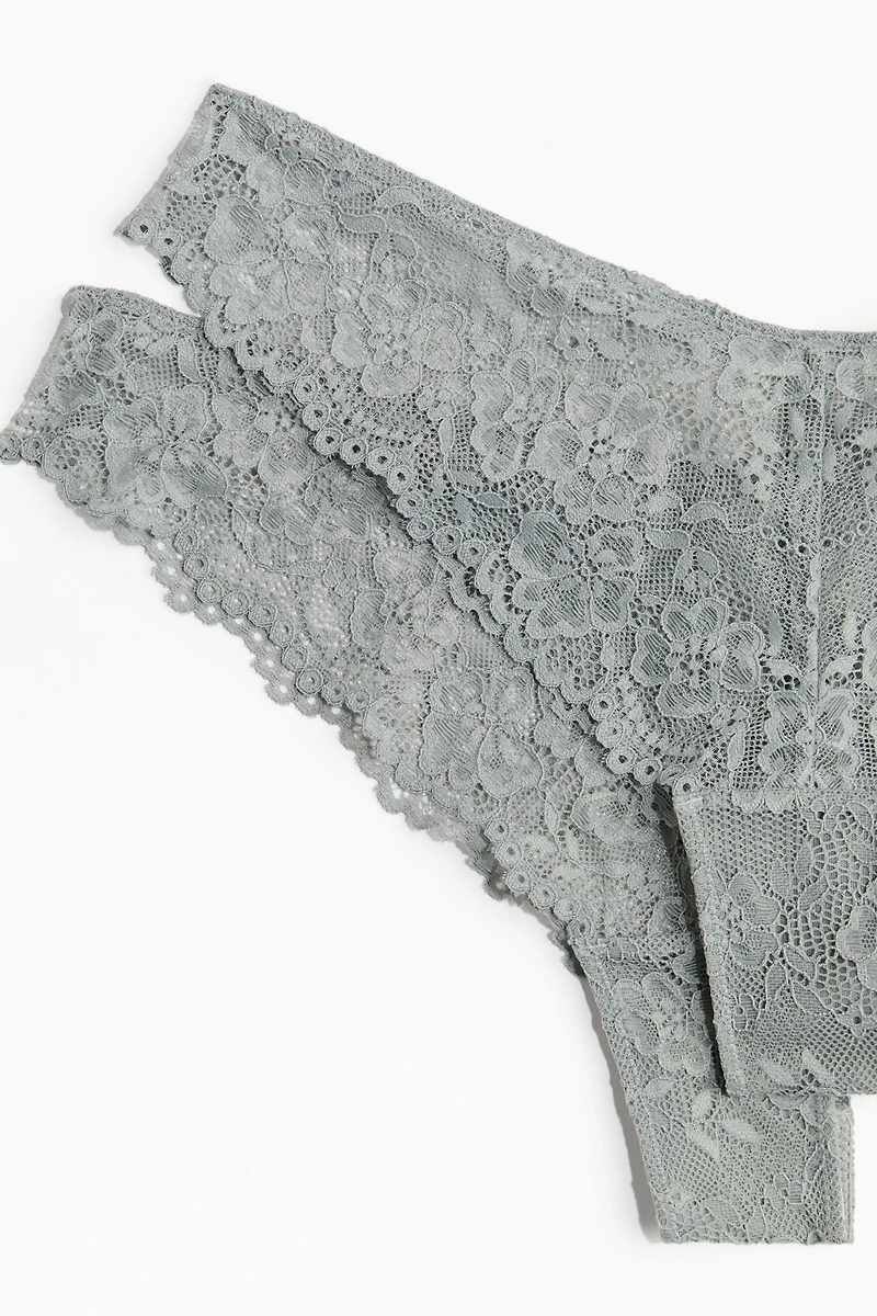 2-pack Lace Brazilian Briefs