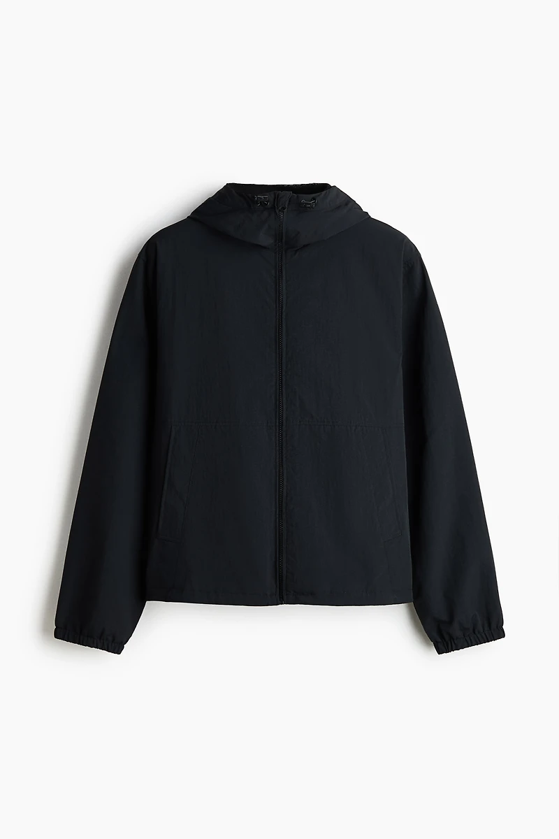 Water-Repellent Nylon Windbreaker