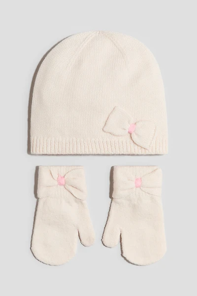 2-Piece Beanie and Mittens Set