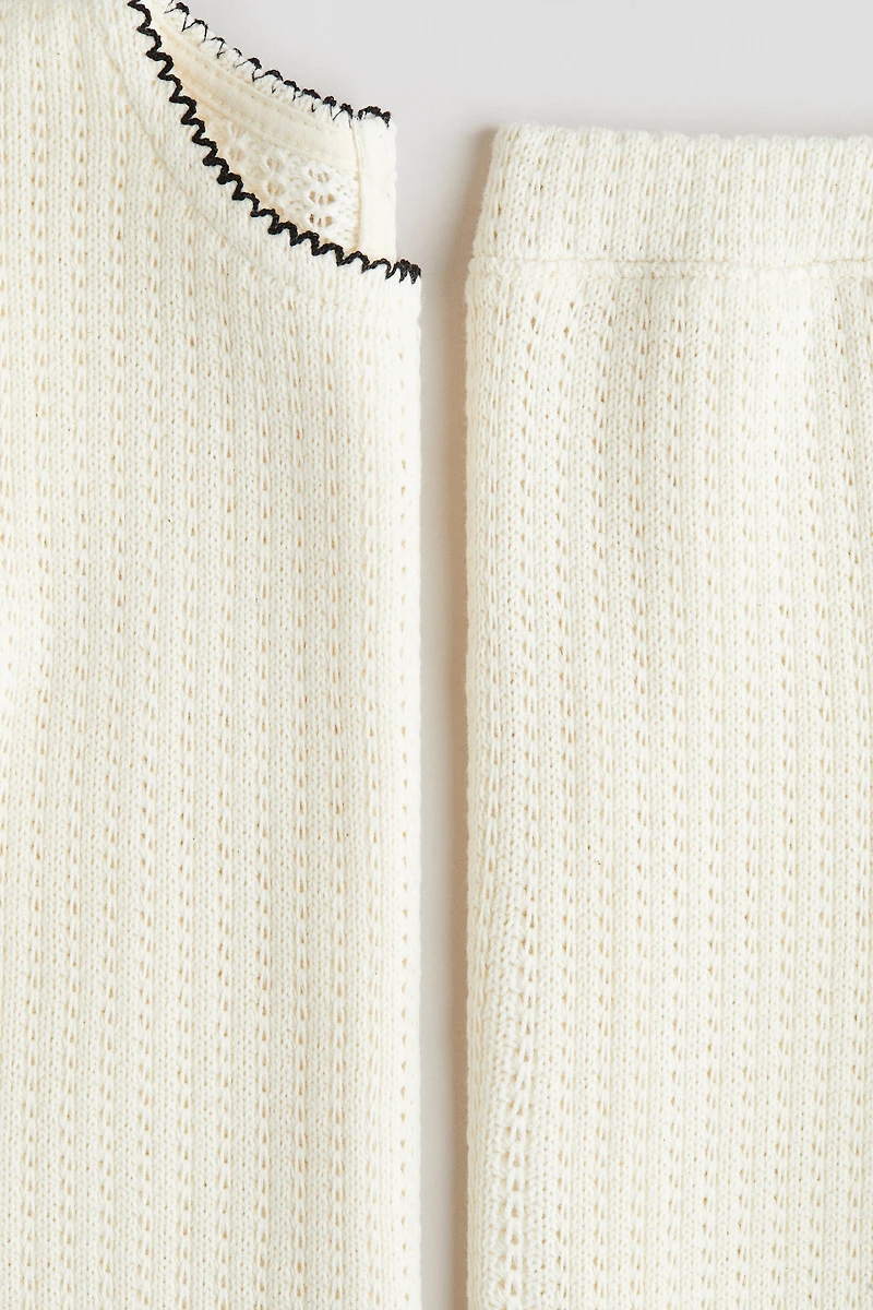 2-Piece Jacquard-Knit Set