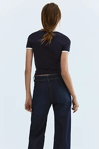 Wide High Waist Jeans