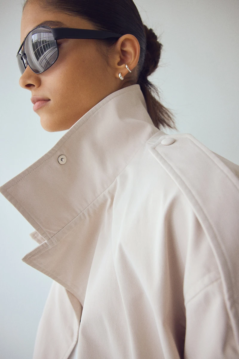 Oversized Jacket with Belt