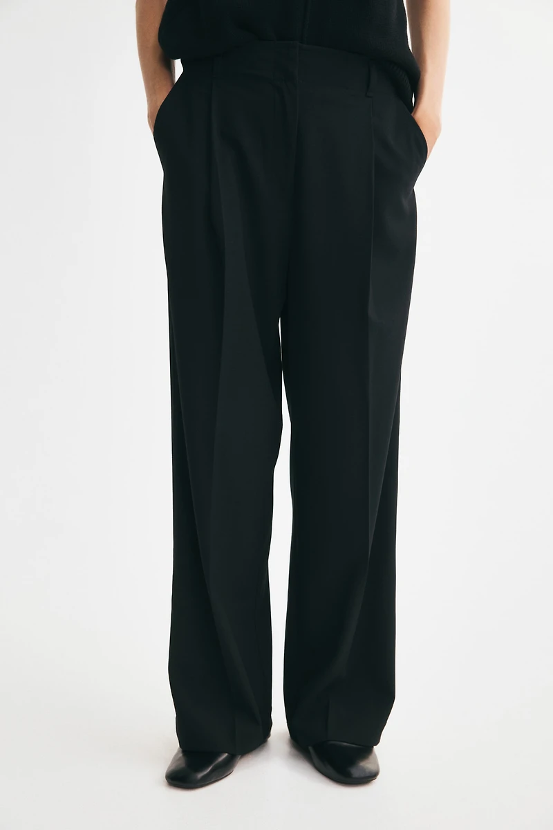 Straight-Leg Dress Pants