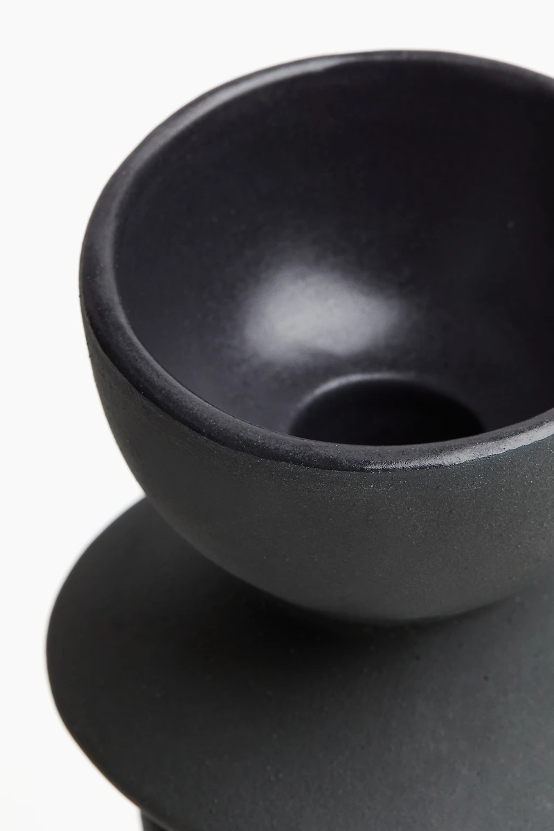 Bougeoir en grès cérame