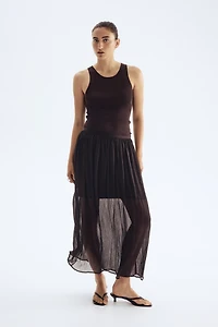 Crinkled Skirt