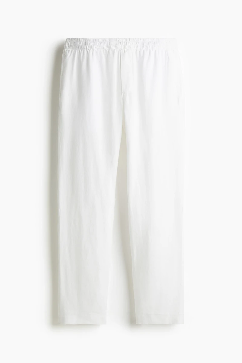 Regular-Fit Linen Pants
