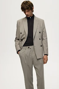 Pantalon effilé coupe classique