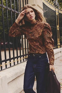 Puff-Sleeved Blouse