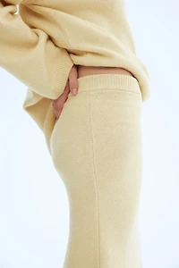 Jupe évasée en tricot