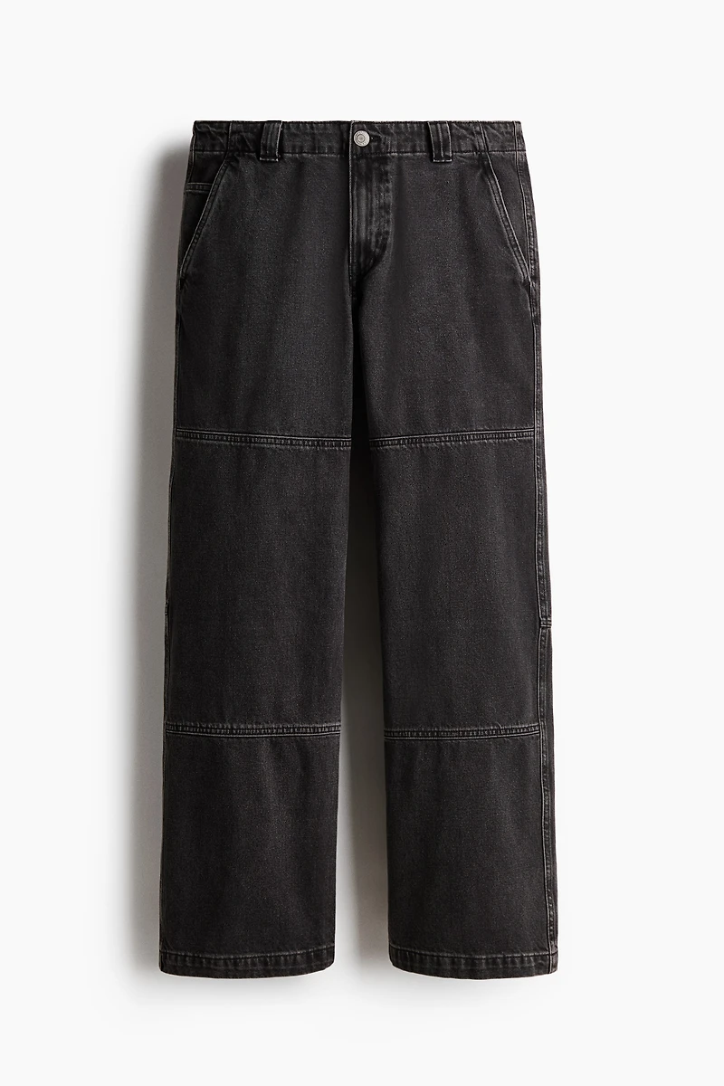 Loose-Fit Worker Jeans