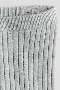 Legging en tricot côtelé