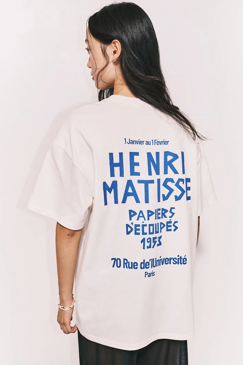 T-shirt ample imprimé