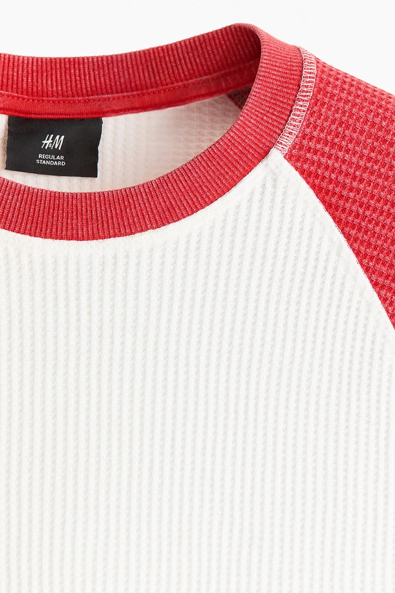 Regular-Fit Waffled Jersey Shirt