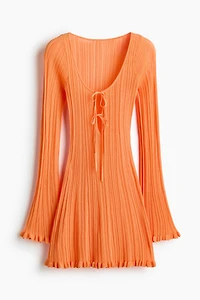 Rib-Knit Beach Dress