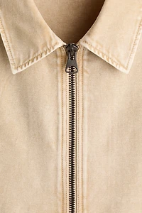 Cotton Jacket with Collar