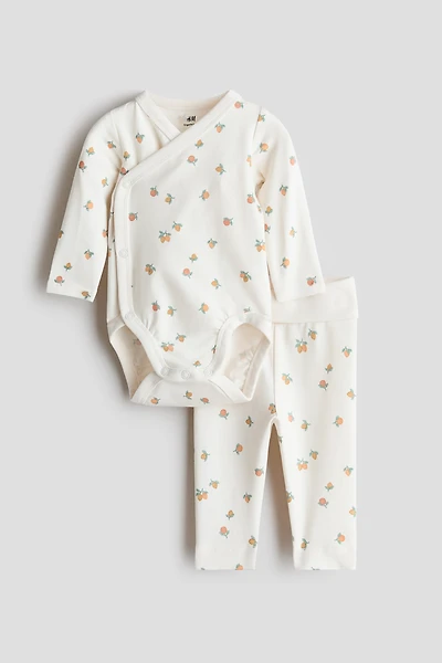 Ensemble 2 pièces cache-couche et legging
