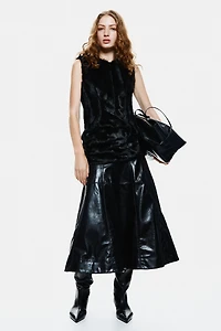 Coated Circle Skirt
