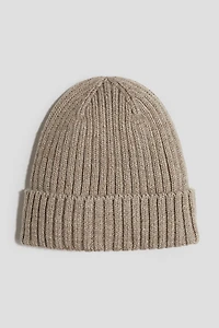 Rib-Knit Beanie