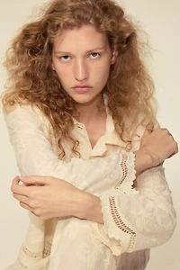 Embroidered Cotton Jacket