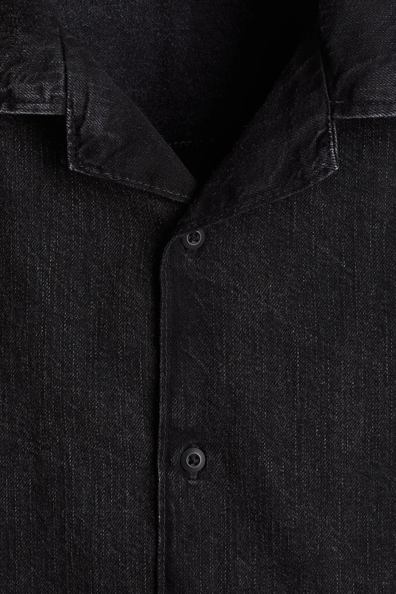 Regular-Fit Denim Resort Shirt