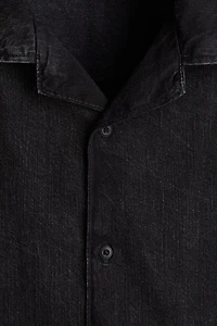 Regular-Fit Denim Resort Shirt