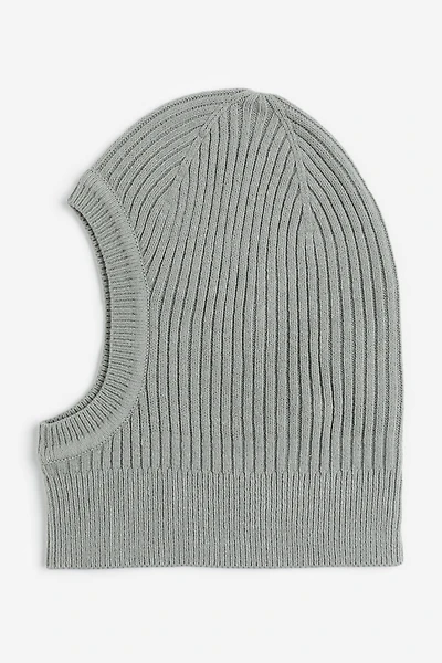 Rib-knit Balaclava