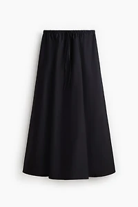 Cotton Poplin Maxi Skirt