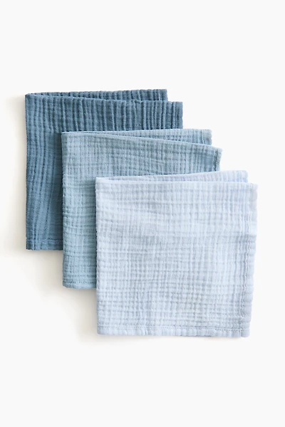 Lot de 3 carrés en mousseline