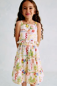 2-Piece Printed Linen Set