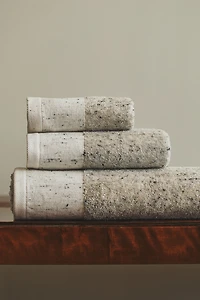 Cotton Bath Towel with Fiber Neps
