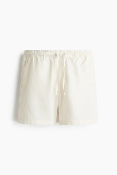 Short décontracté en lin mélangé